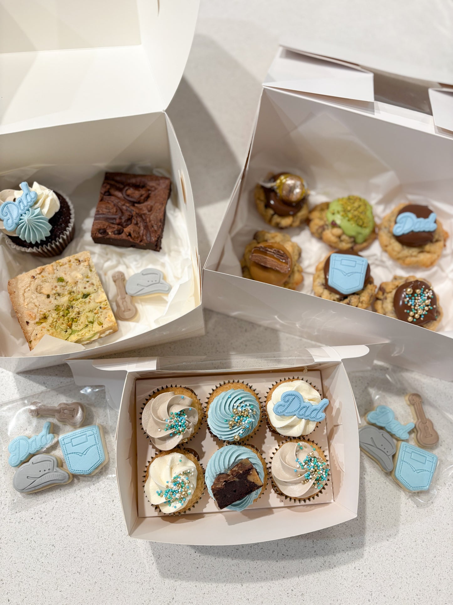Father’s Day mini cupcakes