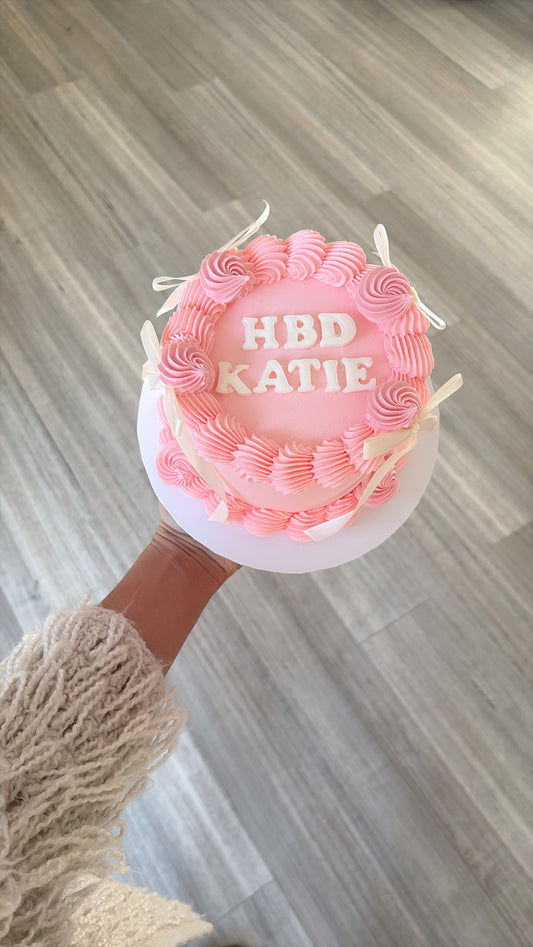 Vintage Bow Cake