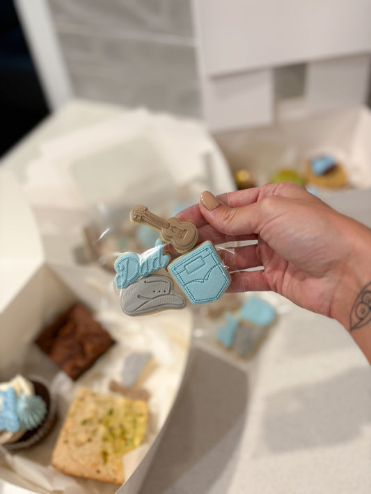 Father’s Day mini sugar cookies